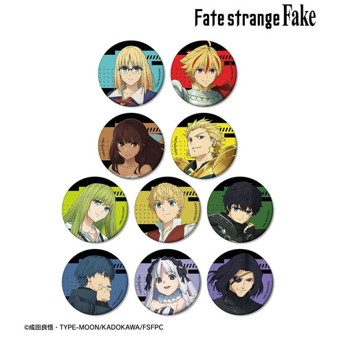 『Fate/strange Fake』トレーディングマット缶バッジ(単位/BOX)