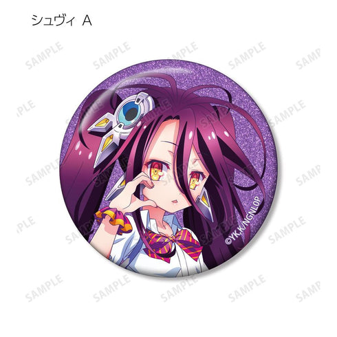 『ノーゲーム・ノーライフ ゼロ』描き下ろし ギャル制服ver. トレーディンググリッター缶バッジ(単位/BOX)