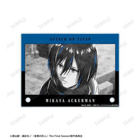 《進擊的巨人》米卡莎 Ani-Art BLACK LABEL 第3彈 A6壓克力面板【202610再版】