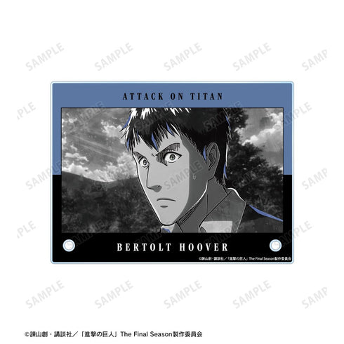 『進撃の巨人』ベルトルト Ani-Art BLACK LABEL 第3弾 A6アクリルパネル【202610再販】