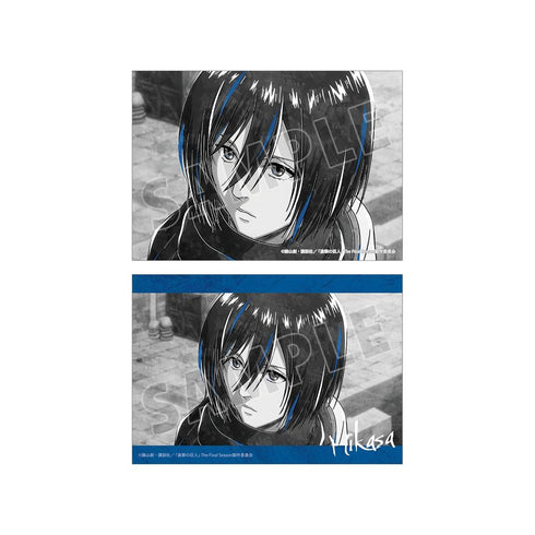 "Attack on Titan" Mikasa Ani-Art BLACK LABEL Vol. 3: Set of 2 Bromides