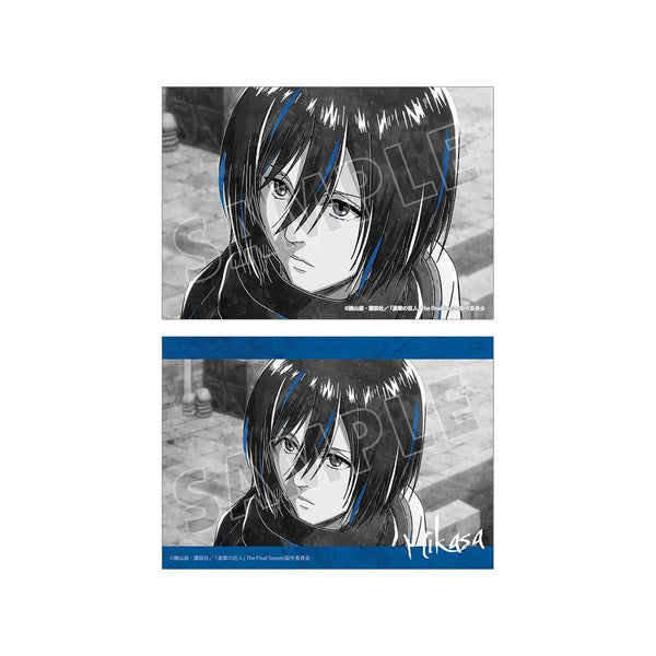 『進撃の巨人』ミカサ Ani-Art BLACK LABEL 第3弾 ブロマイド2枚セット