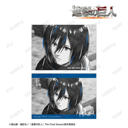 "Attack on Titan" Mikasa Ani-Art BLACK LABEL Vol. 3: Set of 2 Bromides