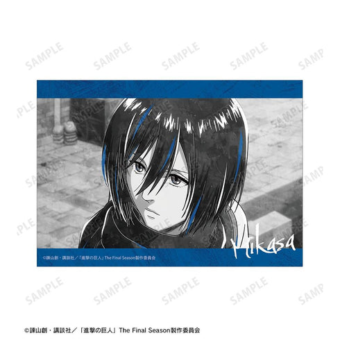 "Attack on Titan" Mikasa Ani-Art BLACK LABEL Vol. 3: Set of 2 Bromides