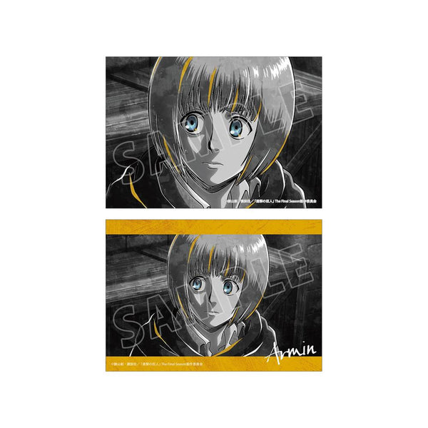 『進撃の巨人』アルミン Ani-Art BLACK LABEL 第3弾 ブロマイド2枚セット