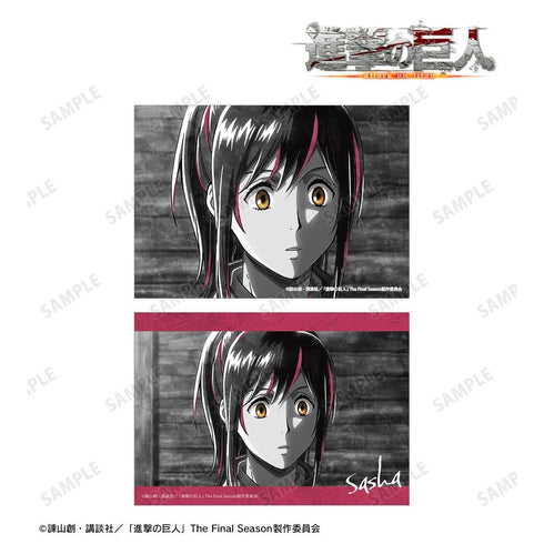 "Attack on Titan" Sasha Ani-Art BLACK LABEL Vol. 3: Set of 2 Bromides