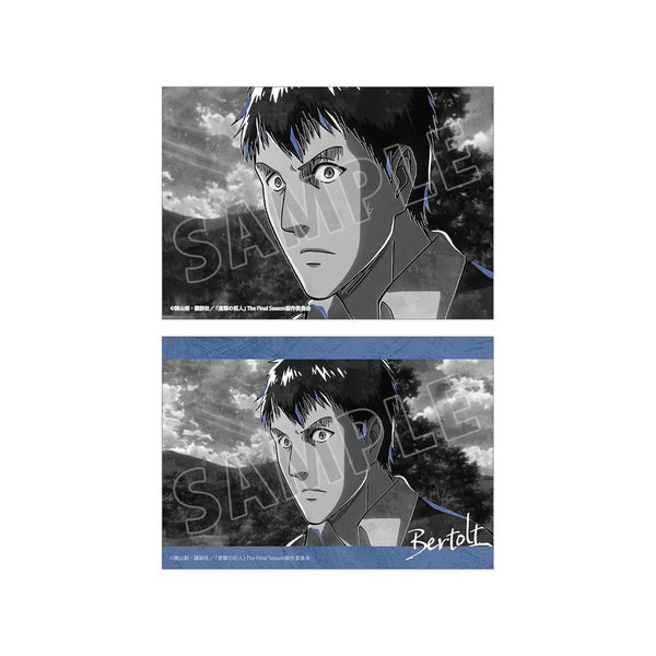 『進撃の巨人』ベルトルト Ani-Art BLACK LABEL 第3弾 ブロマイド2枚セット