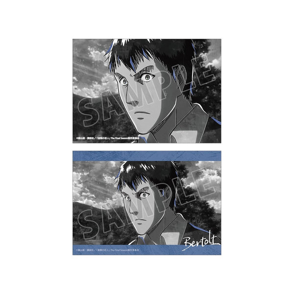『進撃の巨人』ベルトルト Ani-Art BLACK LABEL 第3弾 ブロマイド2枚セット【202610再販】