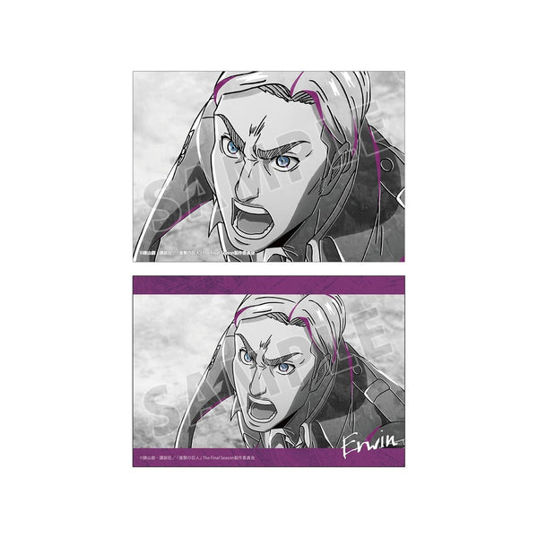 『進撃の巨人』エルヴィン Ani-Art BLACK LABEL 第3弾 ブロマイド2枚セット【202610再販】