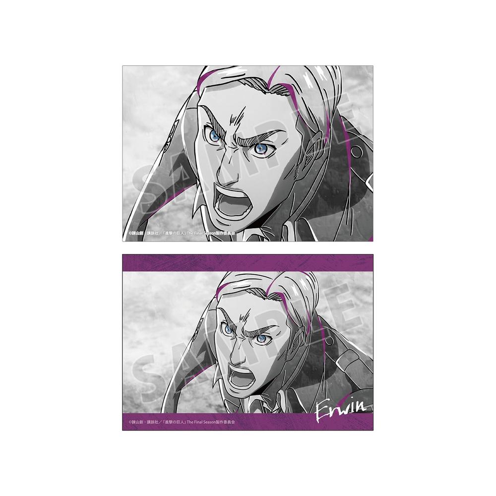 進撃の巨人』エルヴィン Ani-Art BLACK LABEL 第3弾 ブロマイド2枚