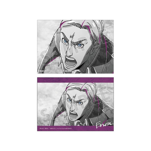"Attack on Titan" Erwin Ani-Art BLACK LABEL Vol. 3: Set of 2 Bromides