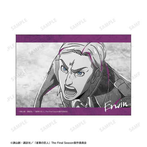 "Attack on Titan" Erwin Ani-Art BLACK LABEL Vol. 3: Set of 2 Bromides