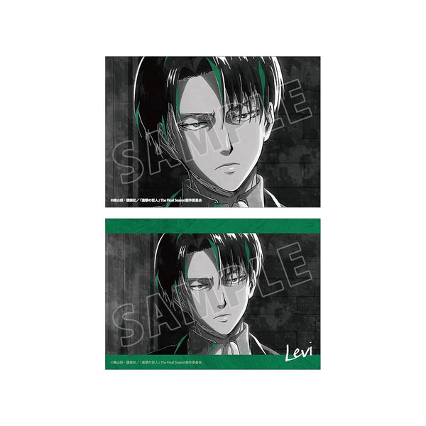 『進撃の巨人』リヴァイ Ani-Art BLACK LABEL 第3弾 ブロマイド2枚セット
