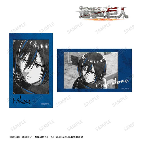 "Attack on Titan" Mikasa Ani-Art BLACK LABEL Vol. 3: 2-Piece Ani-Frame Set