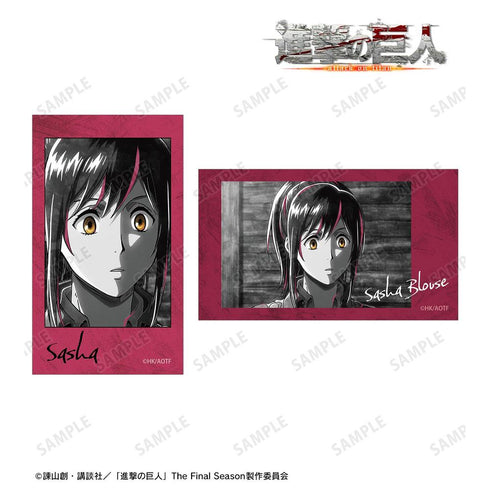 "Attack on Titan" Sasha Ani-Art BLACK LABEL Vol. 3: 2-Piece Ani-Frame Set