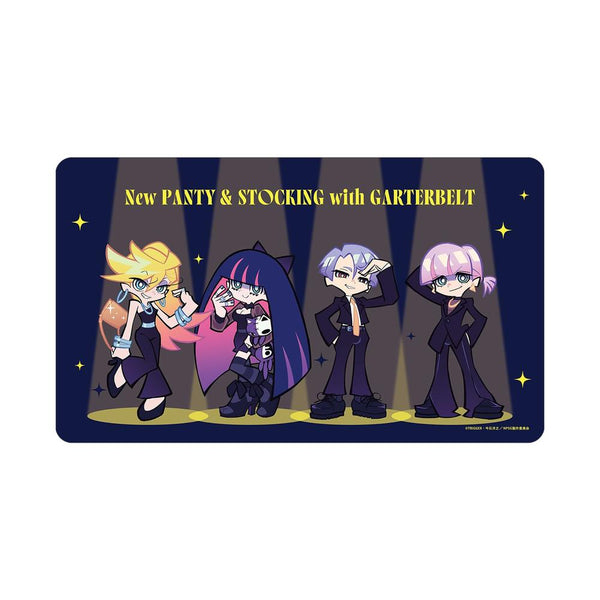 『New PANTY & STOCKING with GARTERBELT』描き下ろし 集合 ブラックドレスver. マルチデスクマット