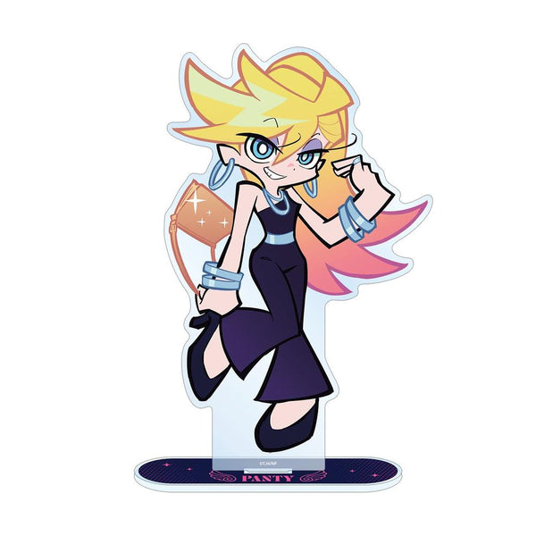 『New PANTY & STOCKING with GARTERBELT』描き下ろし パンティ ブラックドレスver. 特大アクリルスタンド