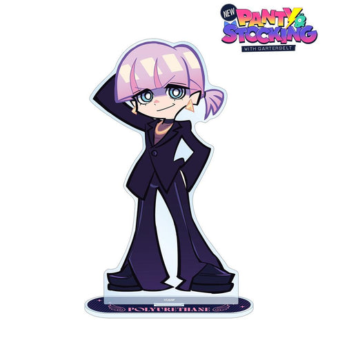 『New PANTY & STOCKING with GARTERBELT』描き下ろし ポリウレタン ブラックドレスver. 特大アクリルスタンド