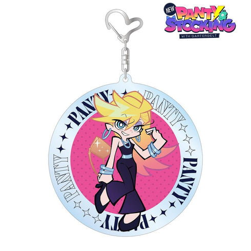 『New PANTY & STOCKING with GARTERBELT』描き下ろし パンティ ブラックドレスver. BIGアクリルキーホルダー