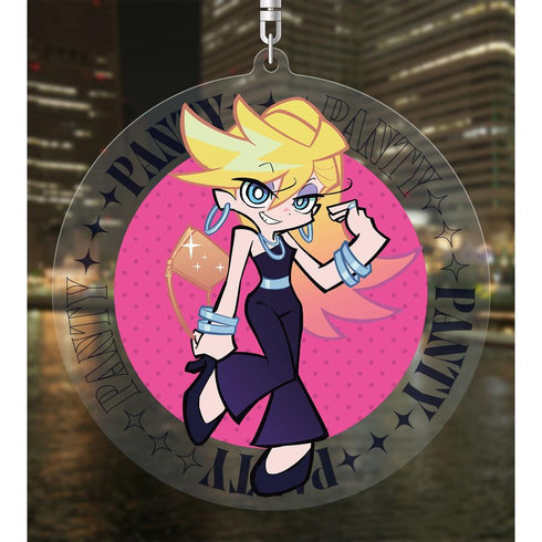 『New PANTY & STOCKING with GARTERBELT』描き下ろし パンティ ブラックドレスver. BIGアクリルキーホルダー