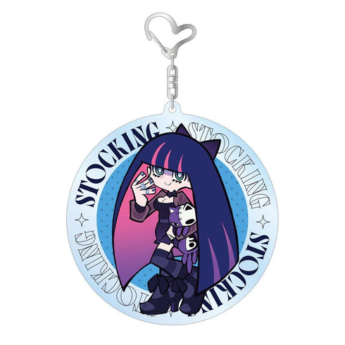 『New PANTY & STOCKING with GARTERBELT』描き下ろし ストッキング ブラックドレスver. BIGアクリルキーホルダー