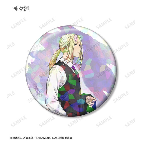 『SAKAMOTO DAYS』描き下ろし スーツの歩みver. トレーディングホログラム缶バッジ(単位/BOX)