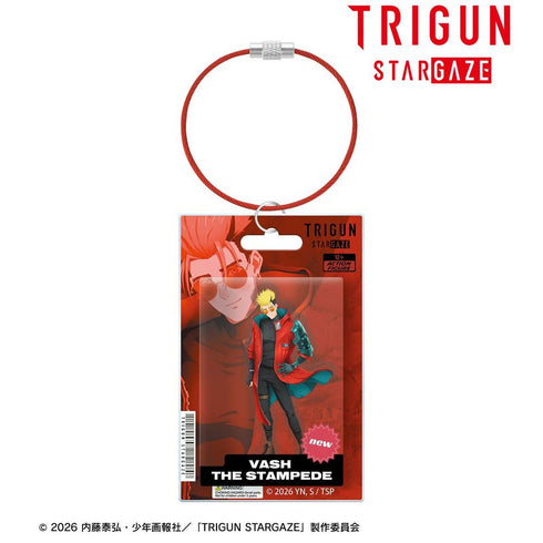 《TRIGUN STARGAZE》瓦什·斯坦皮德 包装风格亚克力钥匙扣