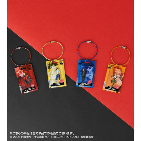 『TRIGUN STARGAZE』ニコラス・D・ウルフウッド パッケージ風アクリルキーホルダー