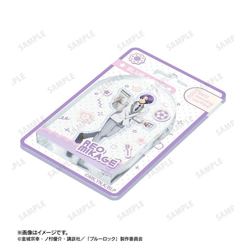 『ブルーロック』描き下ろし 御影 玲王 モーニングルーティンver. パッケージ風アクリルキーホルダー