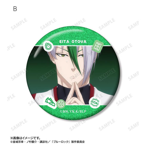 『ブルーロック』乙夜 影汰 場面写グリッター缶バッジ2個セット