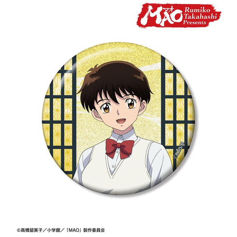 『MAO』黄葉菜花 75mmグリッター缶バッジ