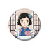 『MAO』貂子 75mmグリッター缶バッジ