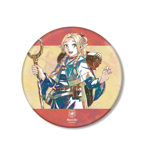 "Dungeon Food" Marushiru Ani-Art BIG Pin Badge