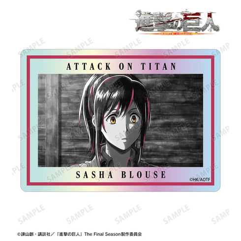 "Attack on Titan" Sasha Ani-Art BLACK LABEL Vol. 3 Aurora Die-Cut Sticker