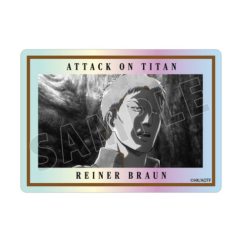 "Attack on Titan" Reiner Ani-Art BLACK LABEL Vol. 3 Aurora Die-Cut Sticker