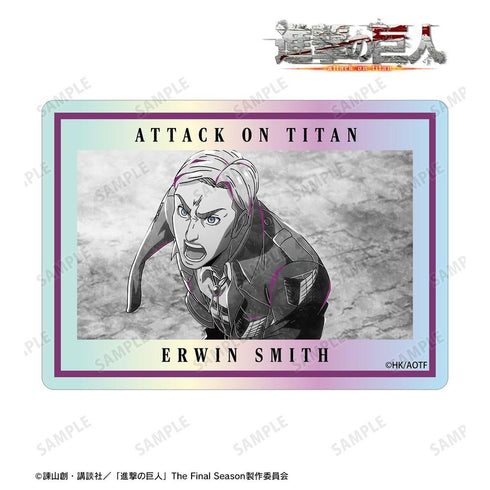 "Attack on Titan" Erwin Ani-Art BLACK LABEL Vol. 3 Aurora Die-Cut Sticker