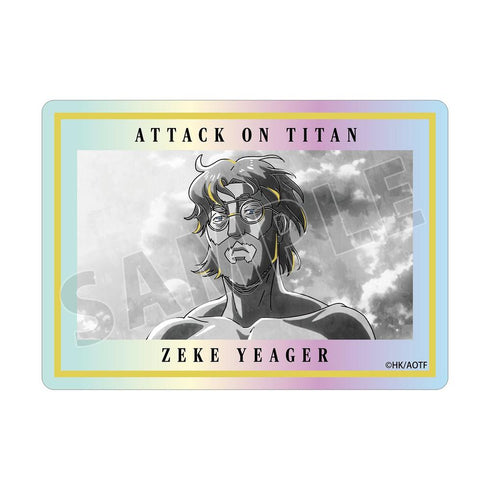 "Attack on Titan" Zeke Ani-Art BLACK LABEL Vol. 3 Aurora Die-Cut Sticker