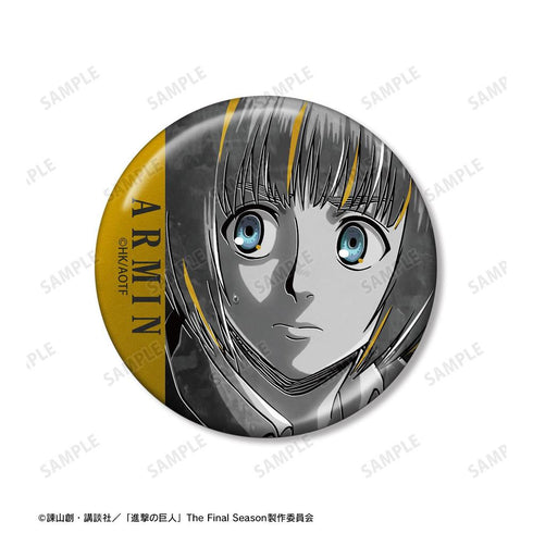 "Attack on Titan" Armin Ani-Art BLACK LABEL Vol. 3: Set of 2 Metallic Pin Badges