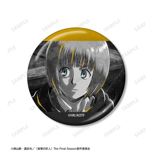 "Attack on Titan" Armin Ani-Art BLACK LABEL Vol. 3: Set of 2 Metallic Pin Badges