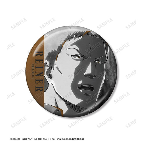 "Attack on Titan" Reiner Ani-Art BLACK LABEL Vol. 3: Set of 2 Metallic Pin Badges