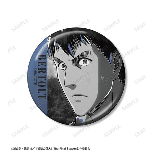 "Attack on Titan" Bertolt Ani-Art BLACK LABEL Vol. 3: Set of 2 Metallic Pin Badges