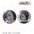 "Attack on Titan" Hanji Ani-Art BLACK LABEL Vol. 3: Set of 2 Metallic Pin Badges