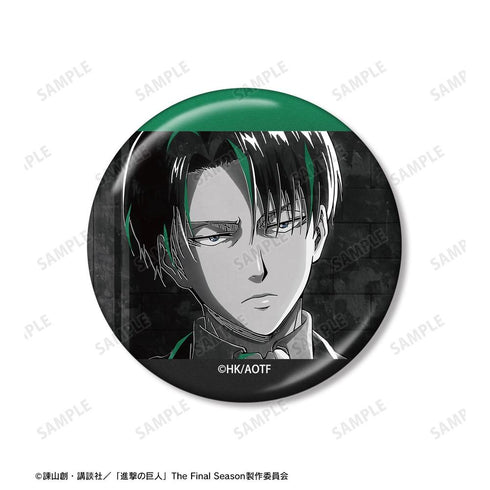"Attack on Titan" Levi Ani-Art BLACK LABEL Vol. 3: Set of 2 Metallic Pin Badges