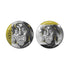 "Attack on Titan" Zeke Ani-Art BLACK LABEL Vol. 3: Set of 2 Metallic Pin Badges