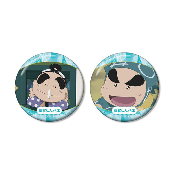 "Nintama Rantarō" Shinbei Fukutomi Scene-Based Pin Badge 2-Piece Set Vol. 2