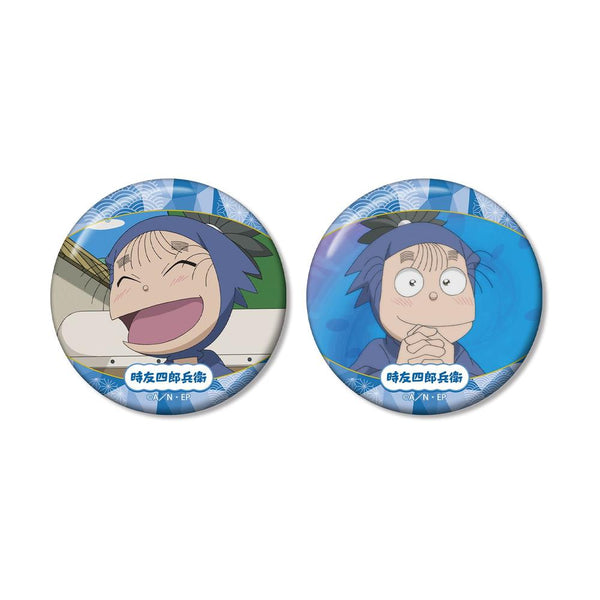 "Nintama Rantarō" Shirobe Tokitomo Scene-Based Pin Badge 2-Piece Set, Vol. 2