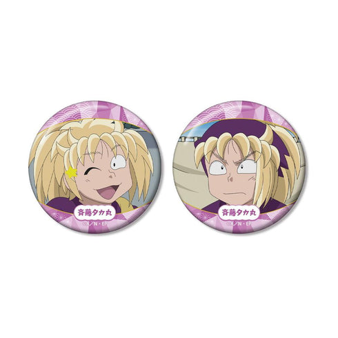 "Nintama Rantarō" Takamaru Saito Scene-Themed Pin Badge 2-Piece Set Vol. 2