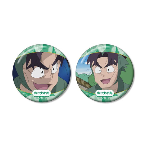 "Nintama Rantarō" Bunjiro Shioe Scene-Based Pin Badge 2-Piece Set Vol. 2
