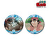 "Nintama Rantarō" Shippu Scene Pin Badge 2-Piece Set