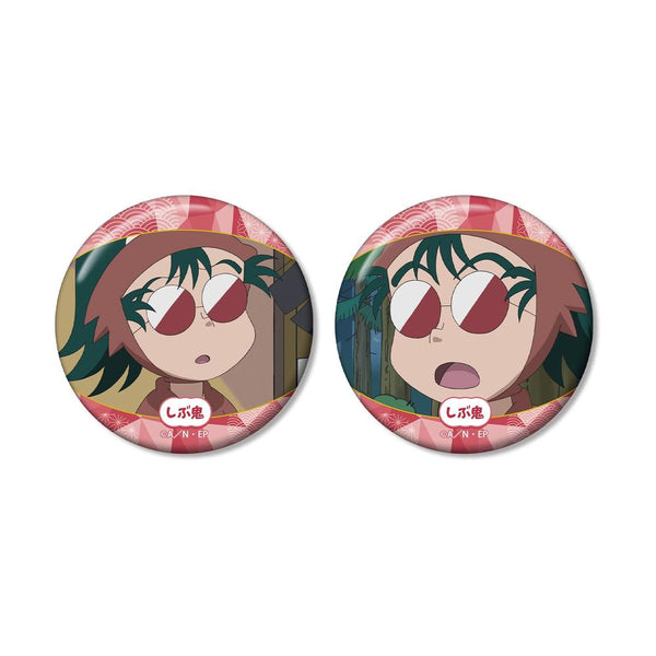 "Nintama Rantarō" Shibu-Oni Scene Pin Badge 2-Piece Set